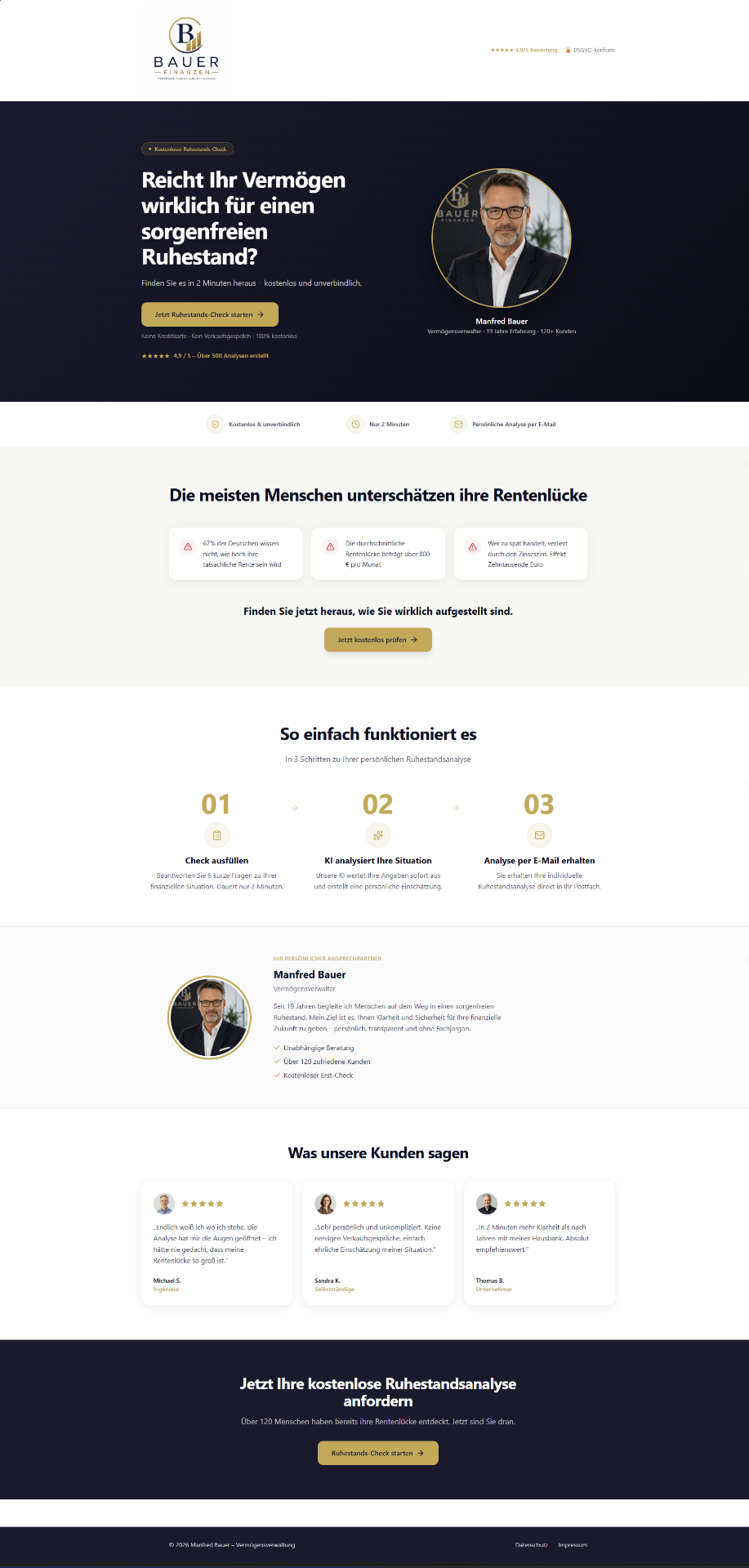 Finanzberater Funnel